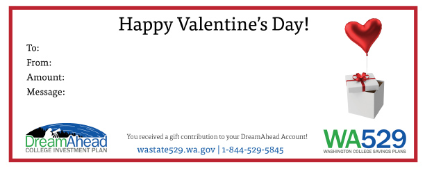 DreamAhead Valentines Day Certificate